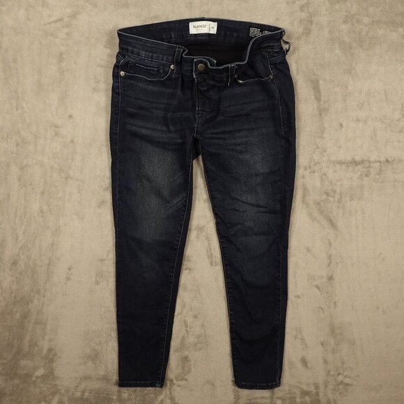 BLANQI Denim - BLANQI Maternity Support Denim Jeans - Size 10‎ - indigo blue mid rise skinny